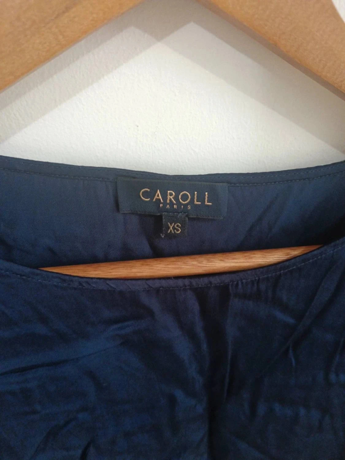 C131 navy Caroll blouse XS – photo 2